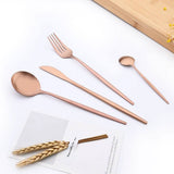 Nordic Peace Modern Rose Flatware Set - 24 Piece, view 2