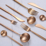 Nordic Peace Modern Rosé Flatware Set - 24 Piece, view 4