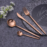 Nordic Peace Modern Rosé Flatware Set - 24 Piece, view 5