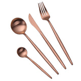 Nordic Peace Modern Rosé Flatware Set - 24 Piece, view 6