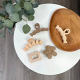 Nordic Peace Neutral 5 Pcs Fashion Hair Claw Clips, view 6