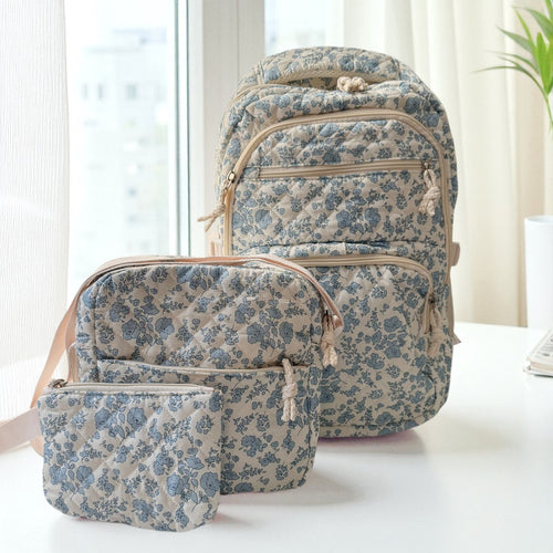 Nordic Peace Nia Floral Quilted Bags - 3 PCS Set