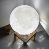 Nordic Peace Modern Moon Light Lamp, view 2