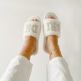Nordic Peace Pearl Bride Slippers, view 2
