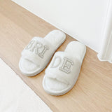 Nordic Peace Pearl Bride Slippers, view 3