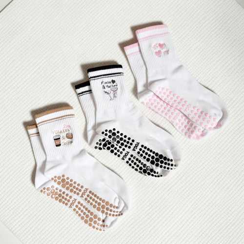 Nordic Peace Pilates Grip Socks Pack
