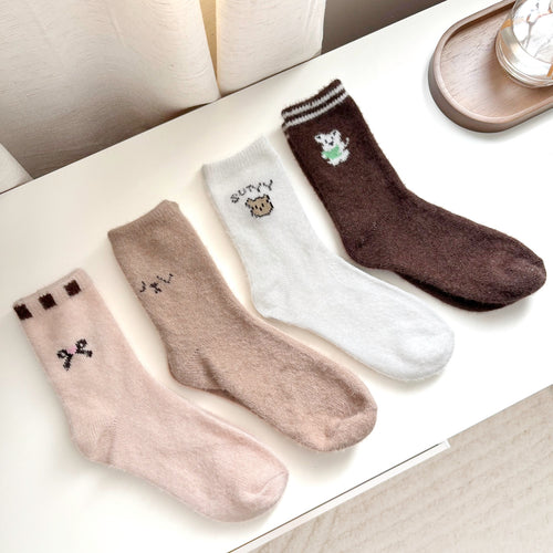Nordic Peace Plush Crew Socks Pack