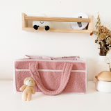 Nordic Peace Plush Diaper Caddy Organizer, view 3