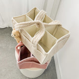 Nordic Peace Plush Diaper Caddy Organizer, view 4