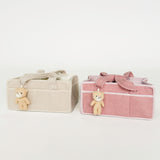 Nordic Peace Plush Diaper Caddy Organizer, view 6