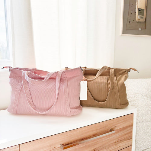 Nordic Peace Rosie Corduroy Tote Bag
