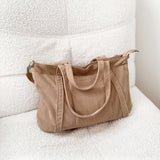 Nordic Peace Rosie Corduroy Tote Bag, view 3