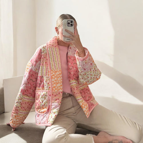 Nordic Peace Sam Floral Quilted Jacket