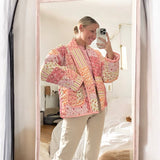 Nordic Peace Sam Floral Quilted Jacket, view 3