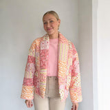 Nordic Peace Sam Floral Quilted Jacket, view 6