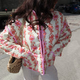 Nordic Peace Sarah Floral Quilted Jacket, view 2