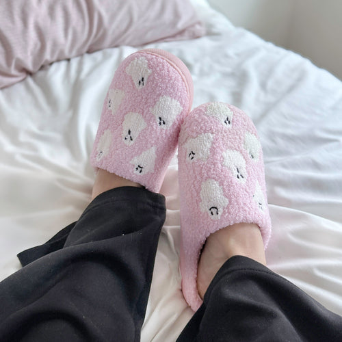 Nordic Peace Spooky Ghost Slippers