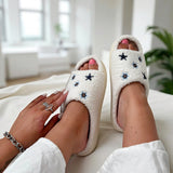 Nordic Peace Starlight Plush Slippers, view 5