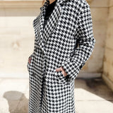 Nordic Peace Stella Houndstooth Trench Coat, view 2