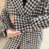 Nordic Peace Stella Houndstooth Trench Coat, view 4