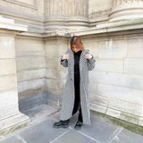 Nordic Peace Stella Houndstooth Trench Coat, view 5