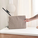 Nordic Peace Striped Padded Laptop Sleeve, view 4