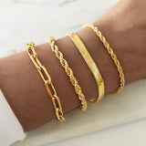 Nordic Peace Sune Twirl Minimalist Bracelet, view 4