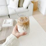 Nordic Peace Swirl Glass With Straw (2PCS Set), view 2