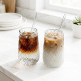Nordic Peace Swirl Glass With Straw (2PCS Set), view 6