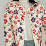 Nordic Peace Thea Floral Quilted Jacket, view 2