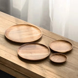 Nordic Peace Acacia Wooden Plates 4pcs Set, view 2
