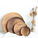 Nordic Peace Acacia Wooden Plates 4pcs Set, view 5
