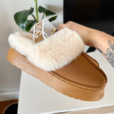Nordic Peace Cozy Plush Fur-Lined Slippers, view 2