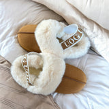 Nordic Peace Cozy Plush Fur-Lined Slippers, view 4