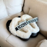 Nordic Peace Cozy Plush Fur-Lined Slippers, view 5