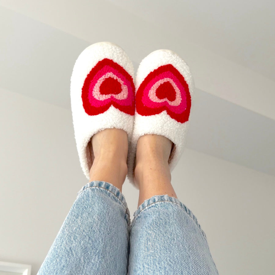 Nordic Peace Sweetheart Retro Comfy Slippers