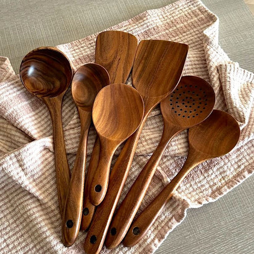 Nordic Peace Wooden Cooking Utensils 7 Pcs Set