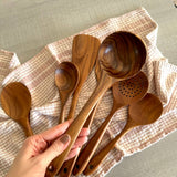 Nordic Peace Wooden Cooking Utensils 7 Pcs Set, view 6