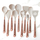 Nordic Peace Woodgrain Silicone Kitchen Utensil Set, view 2