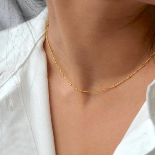 Nordic Peace Yrsa Minimalist Gold Necklace