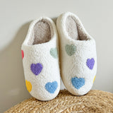 Nordic Peace Zia Colorful Heart Slippers, view 3