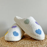 Nordic Peace Zia Colorful Heart Slippers, view 5