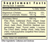 NuVision Health Center Systemic Formulas #3 - Bactrex, view 2