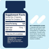 NuVision Health Center Apple Cider Vinegar Capsules, view 2