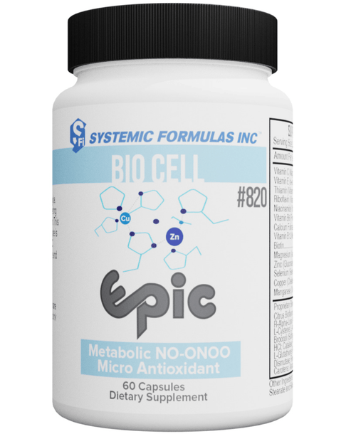 NuVision Health Center EPIC by Systemic Formulas - Metabolic NO-ONOO Micro Antioxidant