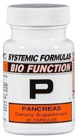 NuVision Health Center Systemic Formulas P - Pancreas