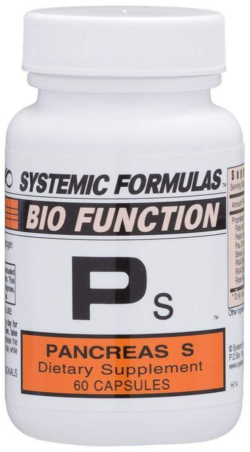 NuVision Health Center Systemic Formulas Ps - Pancreas S