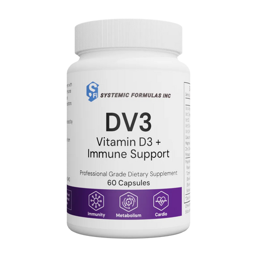 NuVision Health Center Systemic Formulas DV3 - D3 + K2