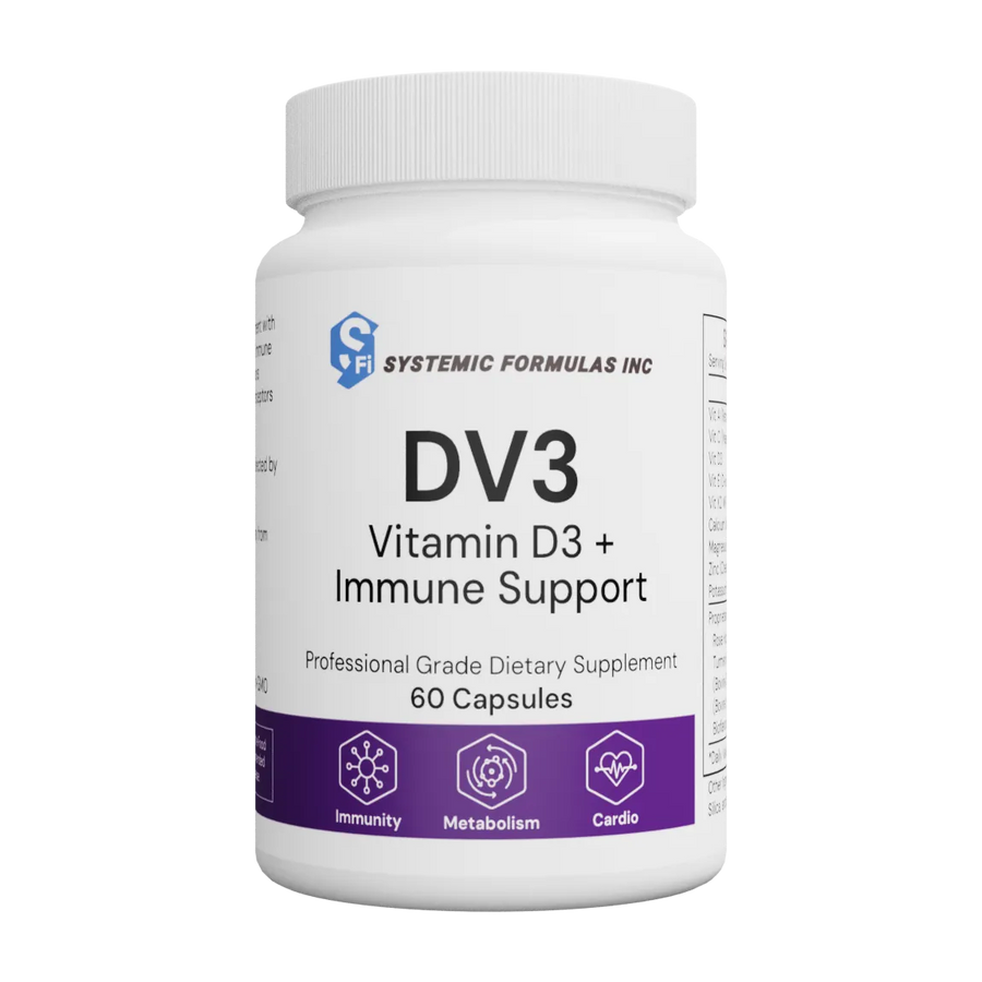 NuVision Health Center Systemic Formulas DV3 - D3 + K2