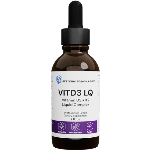 NuVision Health Center Systemic Formulas VitD3 LQ